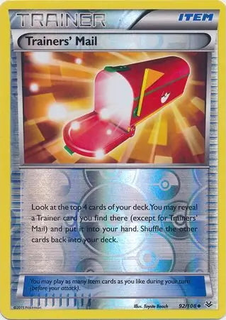 Roaring Skies Trainers' Mail #92/108 reverse holo
